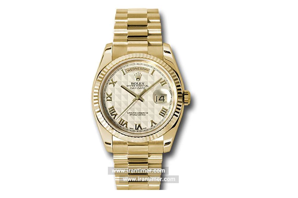 ساعت مچی مردانه رولکس مدل 118238 iprp White ساعتی تقویم دار همراه با کیفیت ساخت